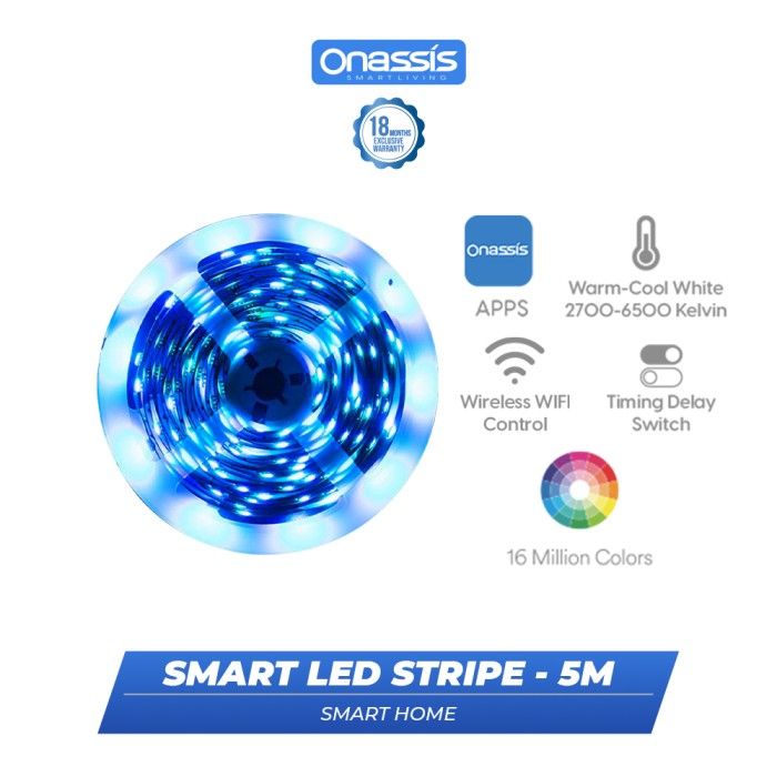 ONASSIS SMART LED STRIPE 5M + ADP + WIFI CONTROLLER (COMPLETE SET) - 3