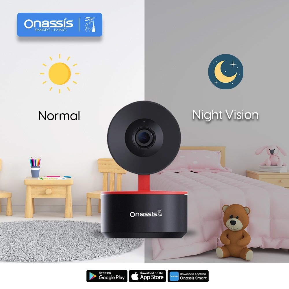 ONASSIS SMART CCTV INDOOR ID CAM 359 WH MOTION TRACKING - 4