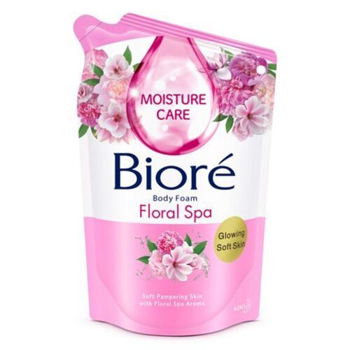 Sabun Mandi Cair Biore Floral Spa Pink 450 ml Refill Pouch - 1