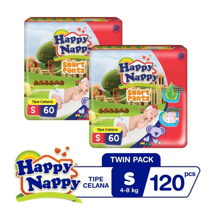 Happy Nappy Smart Pants S 60s Twinpack - 1