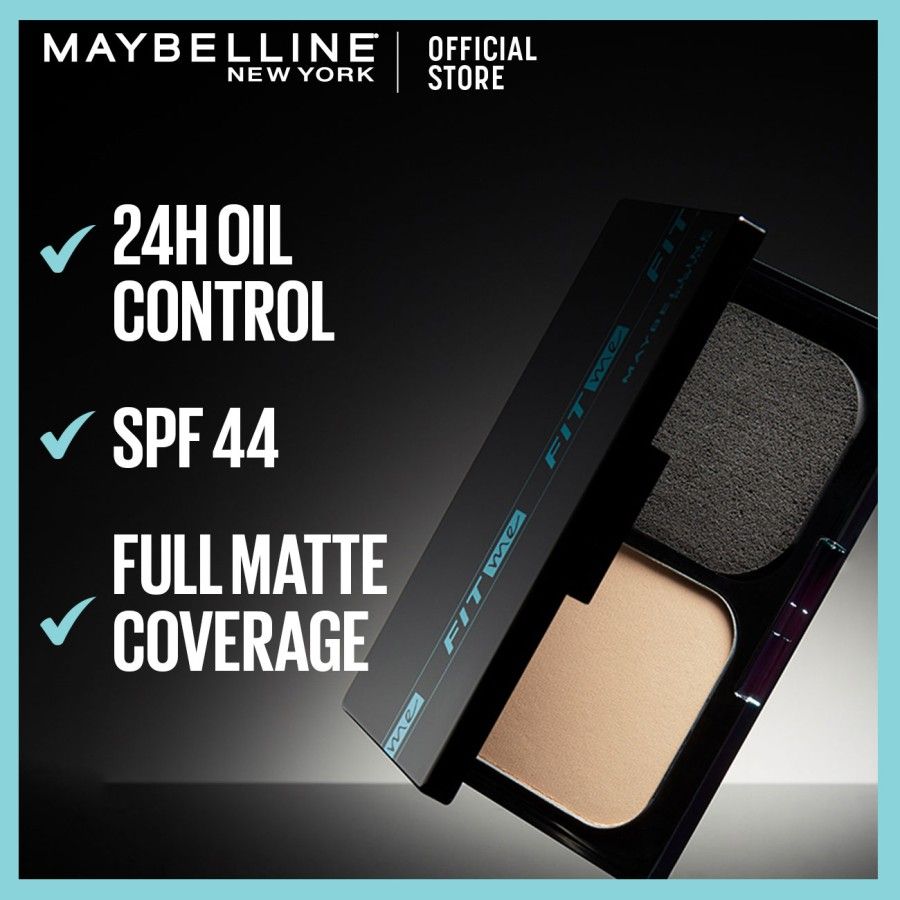 Maybelline Fit Me Matte and Poreless 24HR Oil Control Powder Foundation - 230 - 3