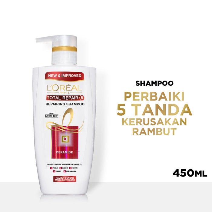 L'Oreal Paris Total Repair 5 Shampoo 410 ml - 1