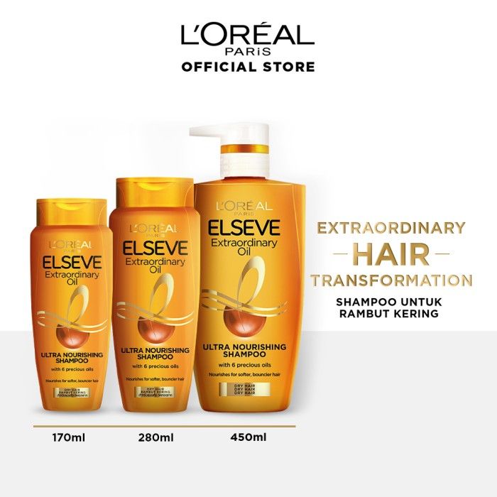 L'Oreal Paris Hair Care Extraordinary Oil Ultra Nourish Shampoo 410ml - 4