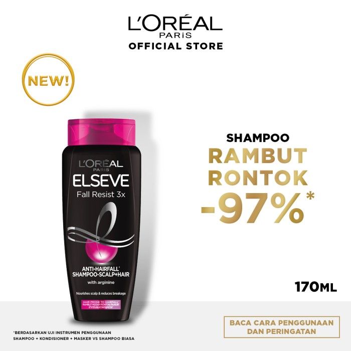 L'Oreal Paris Fall Resist 3X Anti Hair-Fall Shampoo 155 mL - 2