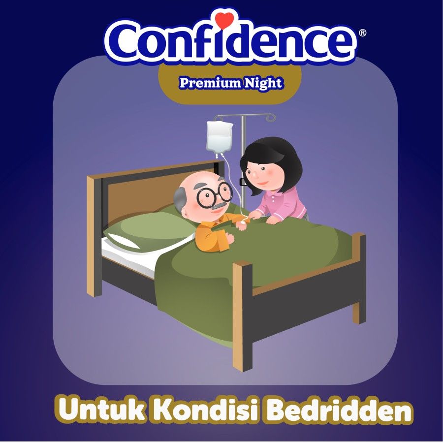 Confidence Popok Dewasa Premium Night XL 15 - 2