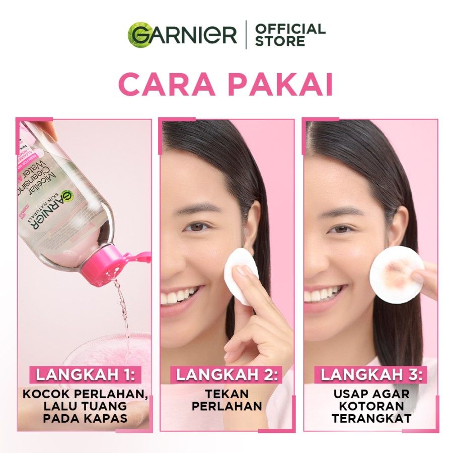 Garnier Micellar Water Pink 400ml - 4