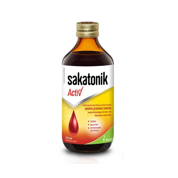 Sakatonik Activ Syrup 310ml - Multivitamin & Mineral untuk Anemia - 2