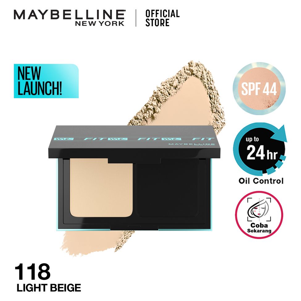 Jual Maybelline Fit Me Matte And Poreless 24hr Oil Control Powder Foundation 118 Kebutuhan