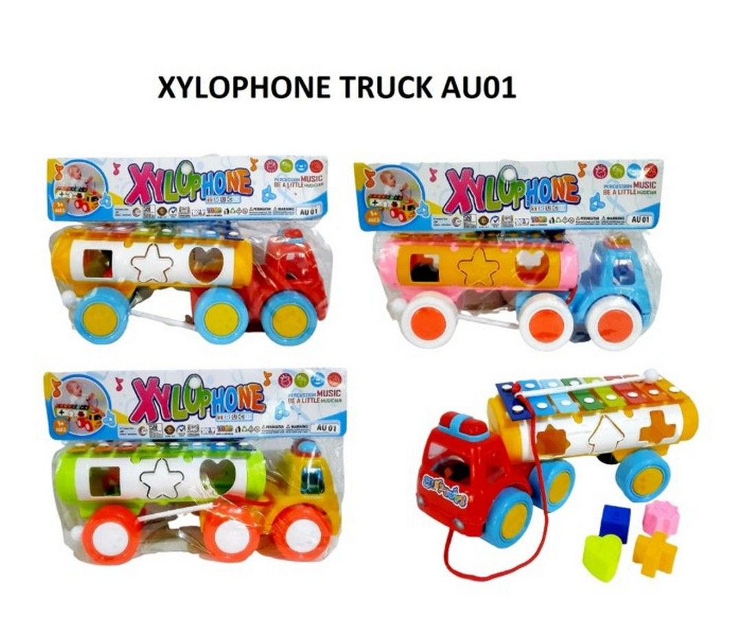 Mainan Anak Xylophone Truck Au 01 Bentuk Truk / Kulintang Baby - 2