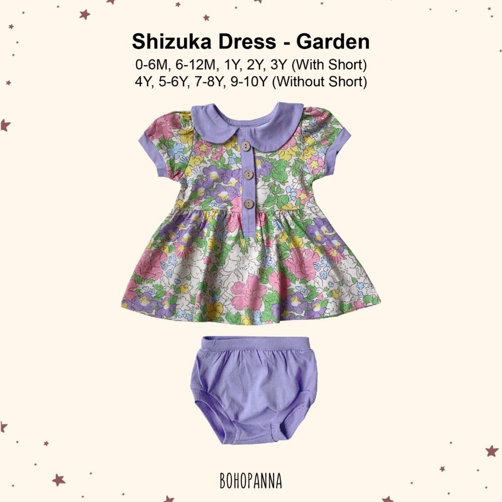 BOHOPANNA - SHIZUKA DRESS GARDEN 5-6Y - Dress Anak - 1