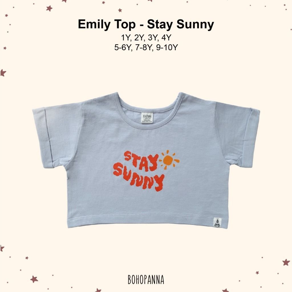 BOHOPANNA - EMILY TOP STAY SUNNY 5-6Y - Atasan Anak - 1