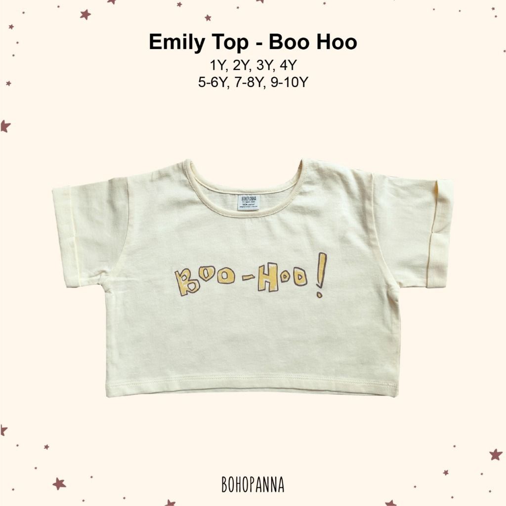 BOHOPANNA - EMILY TOP BOO-HOO 2Y - Atasan Anak - 1