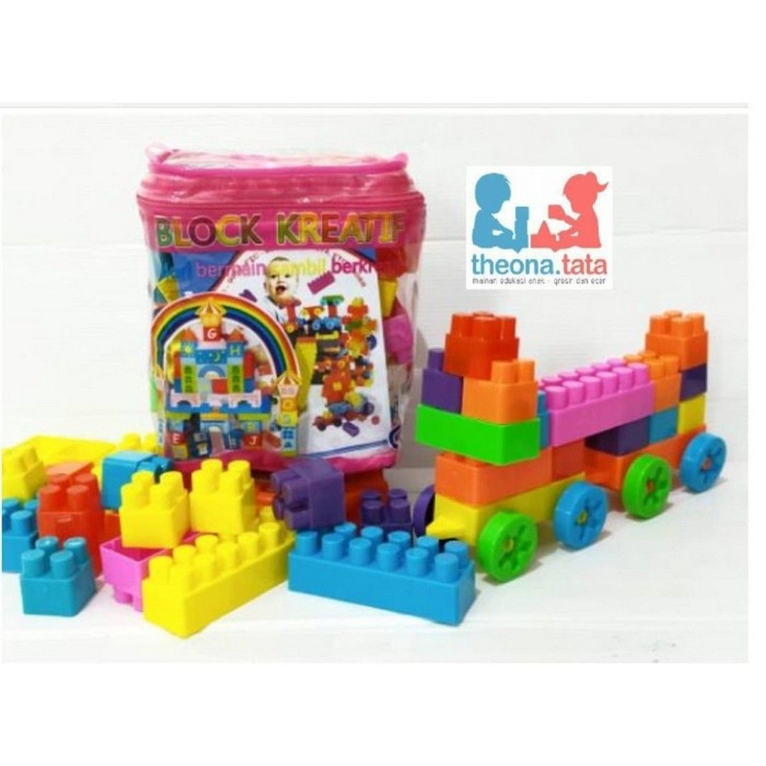 Mainan Anak Balok Block Kreatif Ftc 9052 /Puzzle Lego Susun Isi 52Pcs - 2