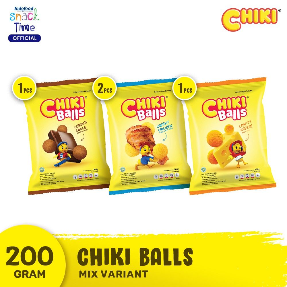 Chiki Ball All Variants 200 Gr - 4 Pcs - 1