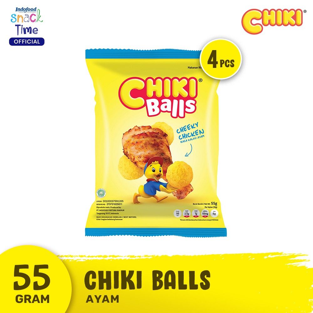 Chiki Ball Ayam 55 Gr - 4 Pcs - 1