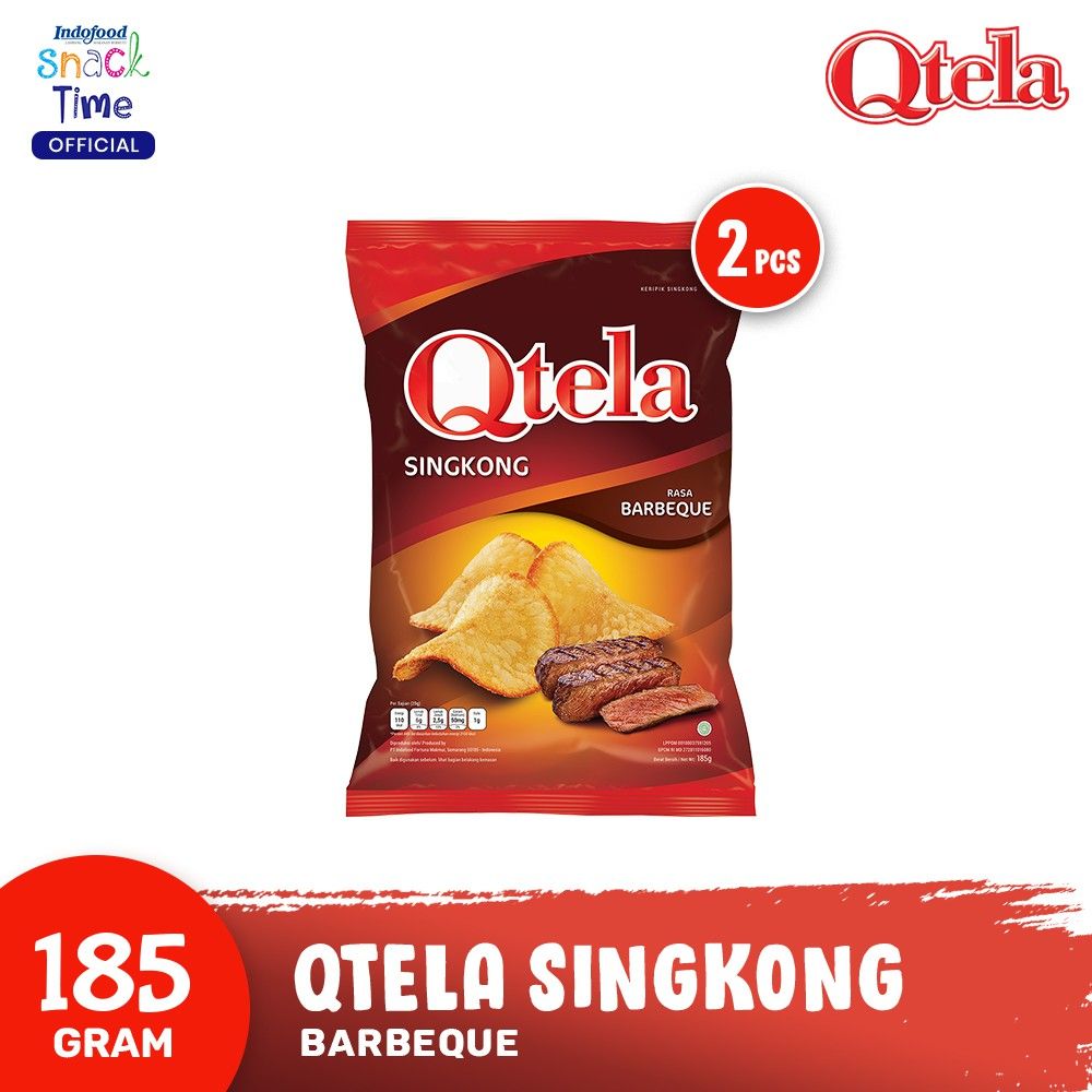 Qtela Singkong Barbeque 185 Gr - 2 Pcs - 1