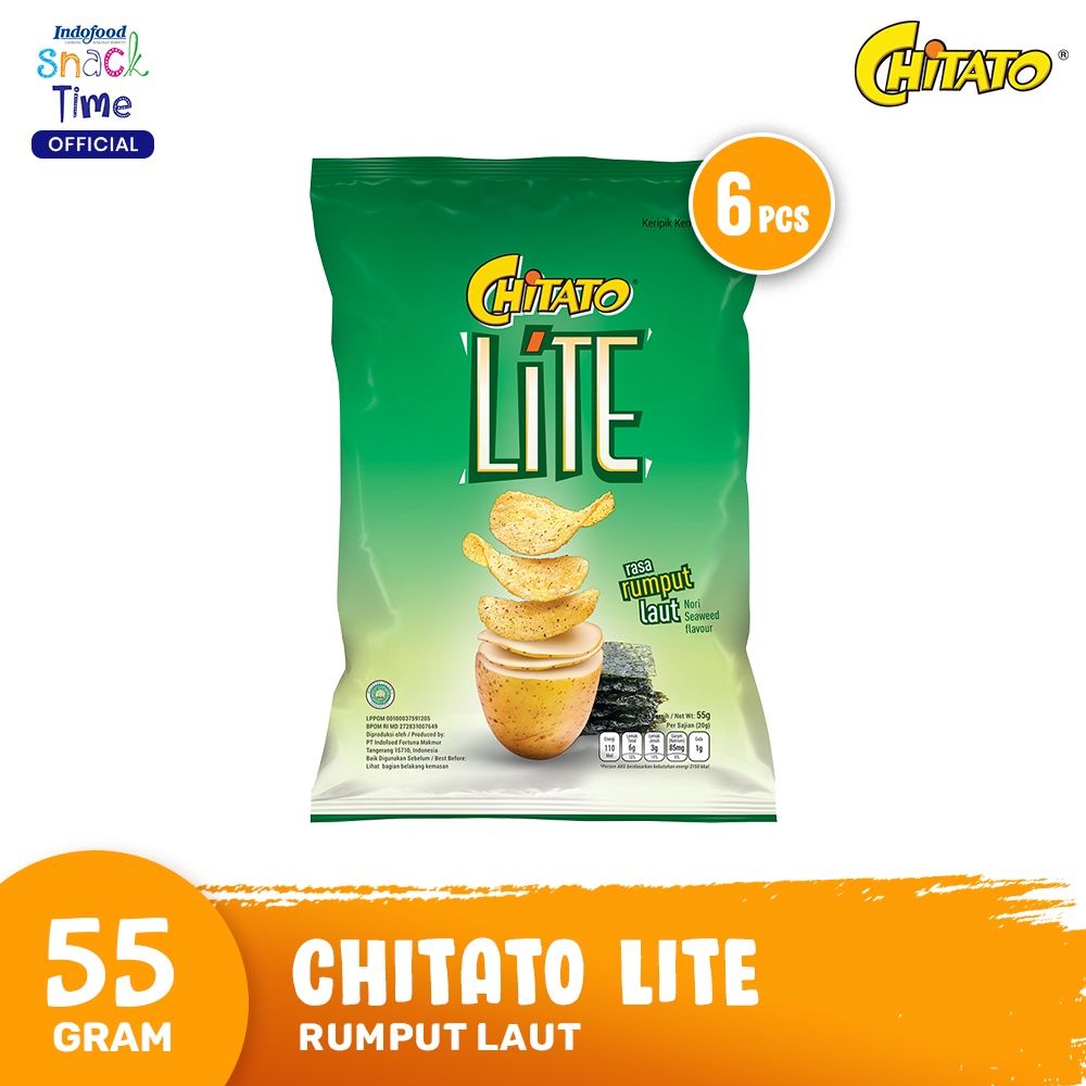 Chitato Lite Rumput Laut 55 Gr - 6 Pcs - 1