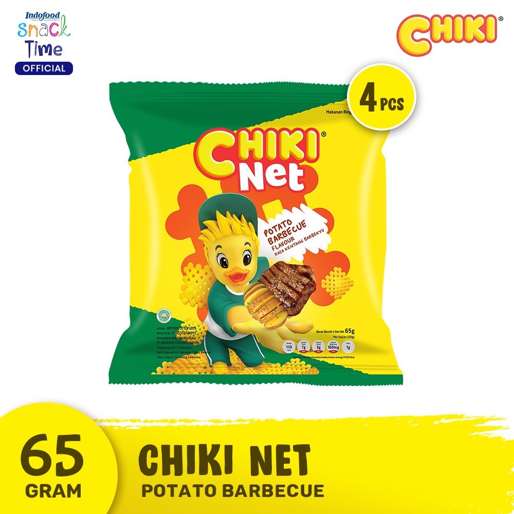 Chiki Net Potato Barbecue 65 Gr - 4 Pcs - 1