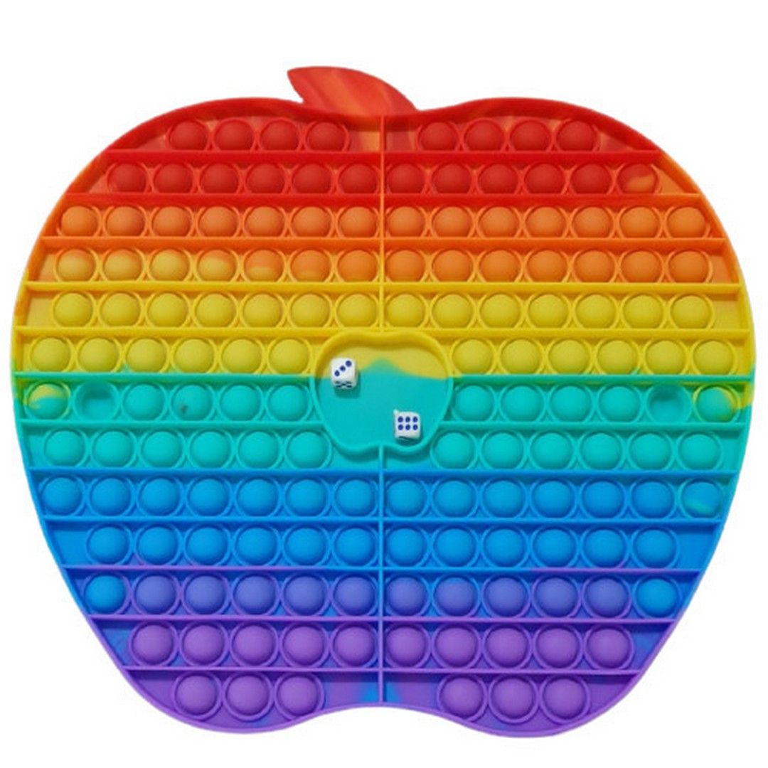 Pop It Fidget Toy Super Jumbo Rainbow Mainan Pop It Mainan Anak - 4