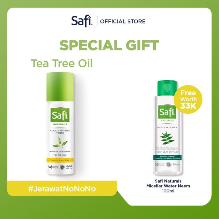 Safi Naturals Toning Toner Lotion Tea Tree Oil 100ml - Perawatan Wajah - 1