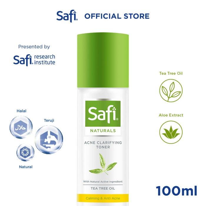 Safi Naturals Toning Toner Lotion Tea Tree Oil 100ml - Perawatan Wajah - 2
