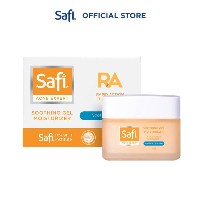 SAFI Acne Expert Soothing Gel Moisturizer Cream Jerawat 45gr - Wajah - 2