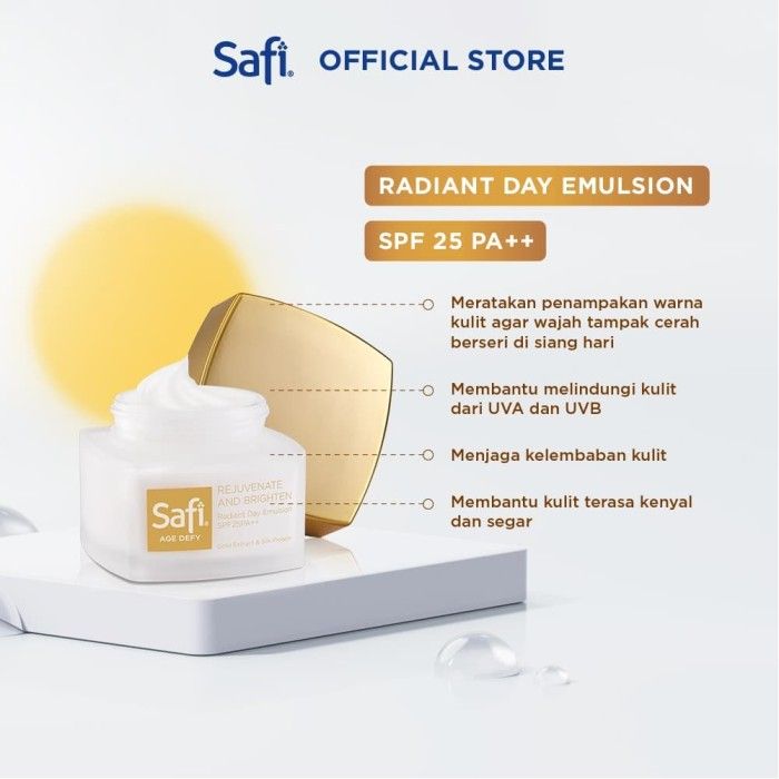 Safi Age Defy Anti Aging Radiant Day Emulsion Cream SPF25 25gr - Wajah - 2