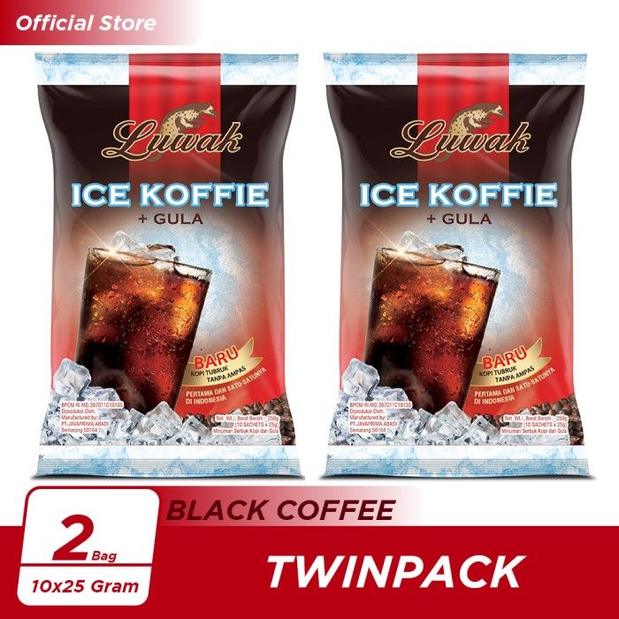 Kopi Luwak Ice Koffie Black Coffee Bag 10x25gr Twin Pack - 1