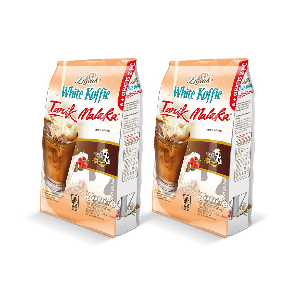 Kopi Luwak White Koffie Tarik Malaka Bag 6x25gr Twin Pack - 2