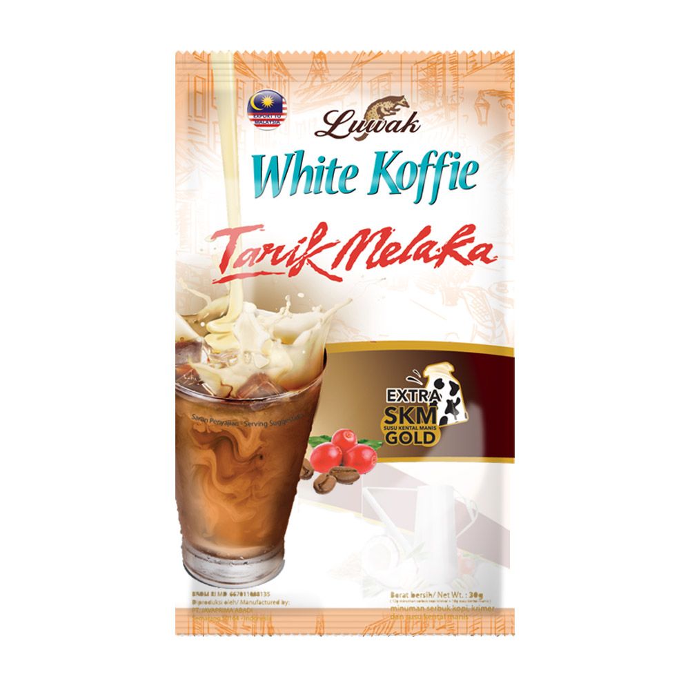 Luwak White Koffie Tarik Malaka Renceng 10x25gr - 8 pcs [Carton] - 3