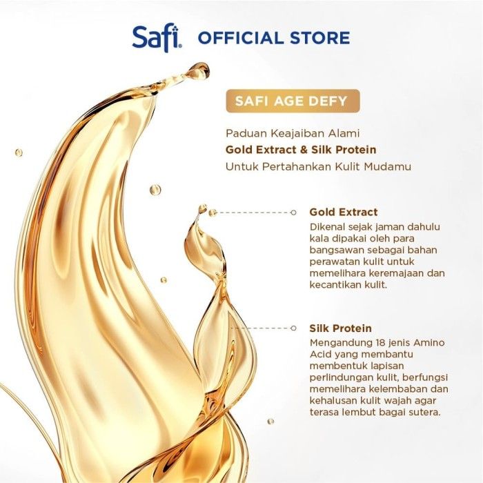 Safi Age Defy Anti Aging Gold Water Essence 30 ml - Perawatan Wajah - 3
