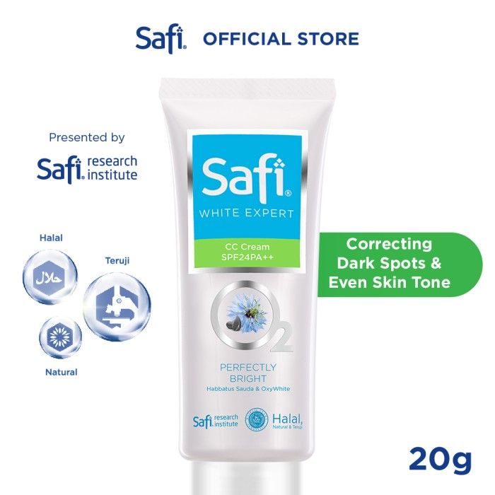 Safi White Expert CC Cream SPF 24 PA++ 20gr - Perawatan Wajah - 1
