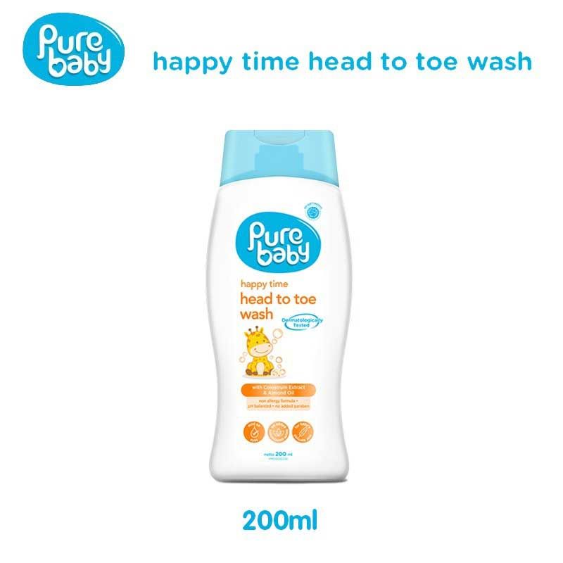 Pure Baby Happy Head Toe Wash 200ml - 1