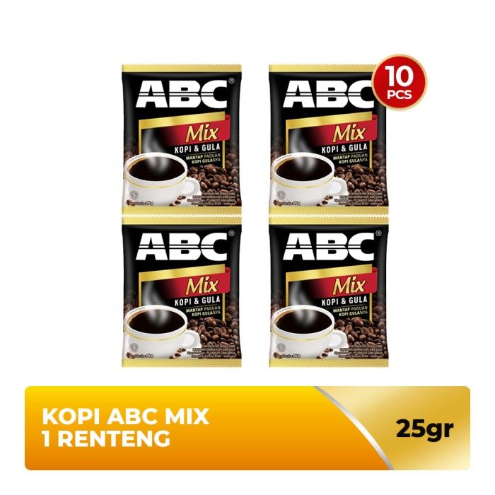 ABC Kopi Mix 1 Renteng (10 x 25 gr) - 1