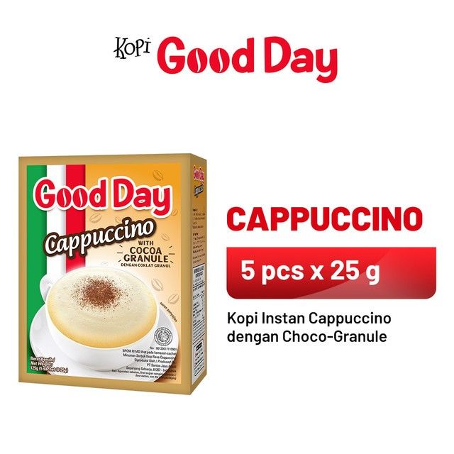GOOD DAY Cappuccino 1 Dus (5 x 25 gr) - 1