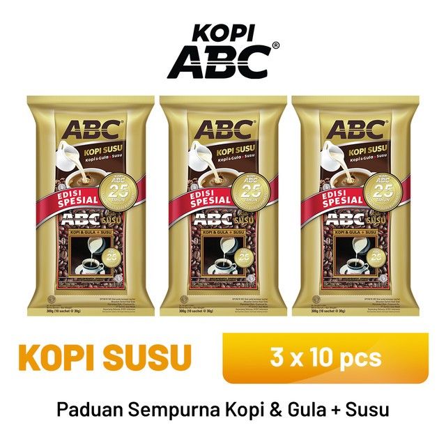 ABC Susu Kopi 3 Pack (10 x 30 gr) - 1