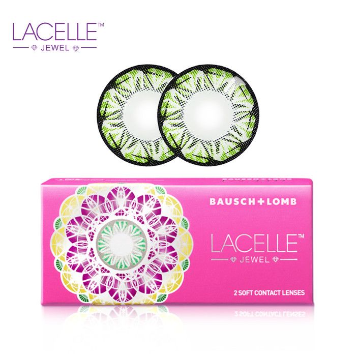 Lacelle Jewel Softlense Warna - Peridot Green -8.50 - 2