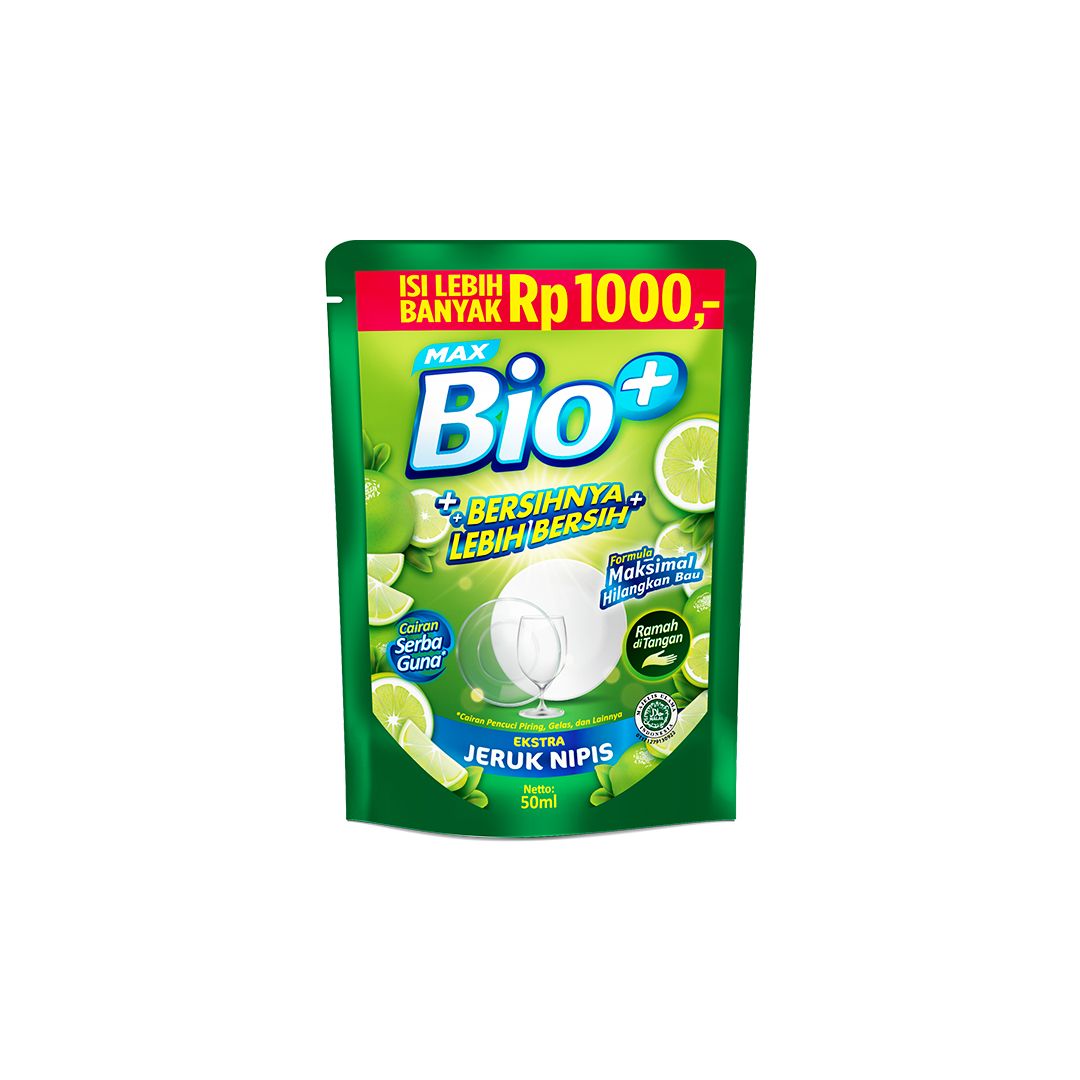 [Buy 4 Get 2 Free] Bio + Dishwash Pouch 50 ml - 2
