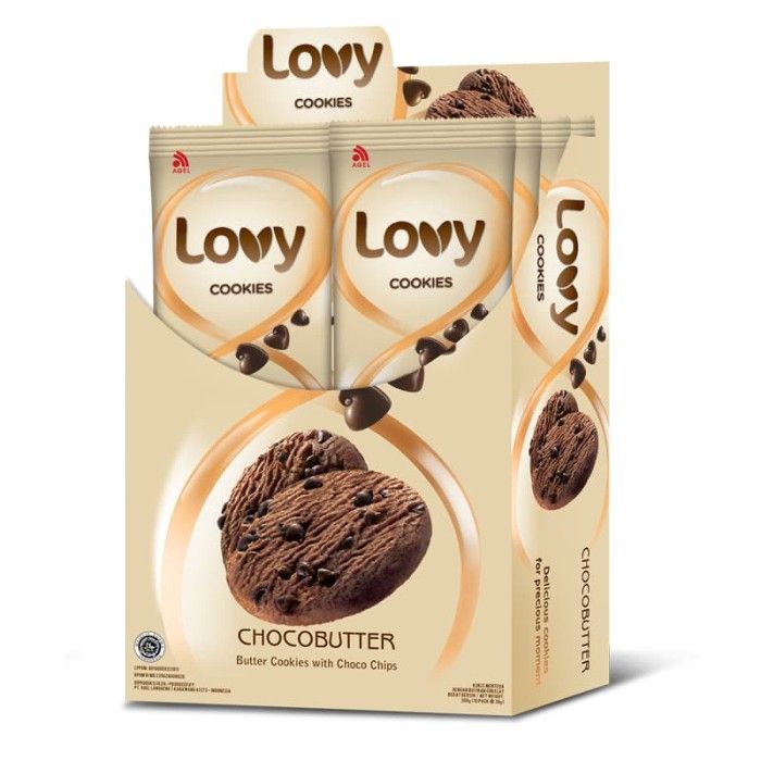 LOVY Cookies Chocobutter Dus (10 Sachet x 27 gr) - 2