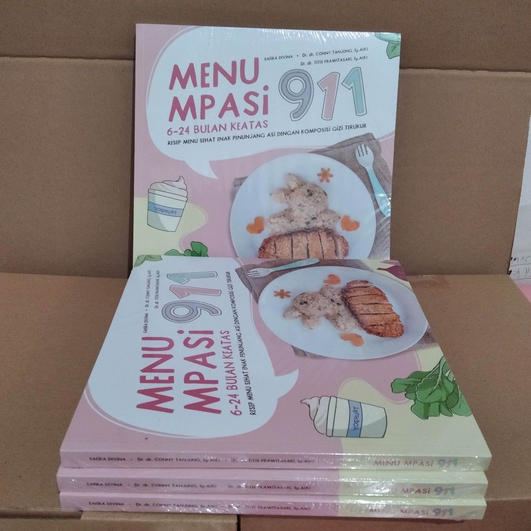 Buku menu bayi MPASI 911. panduan menu sehat untuk bayi. Terlaris dan terbaik. - 3