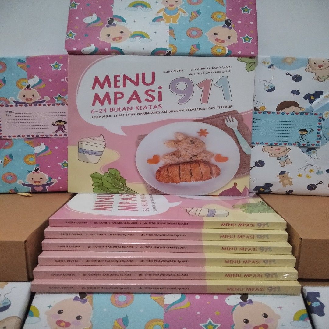 Buku menu bayi MPASI 911. panduan menu sehat untuk bayi. Terlaris dan terbaik. - 4