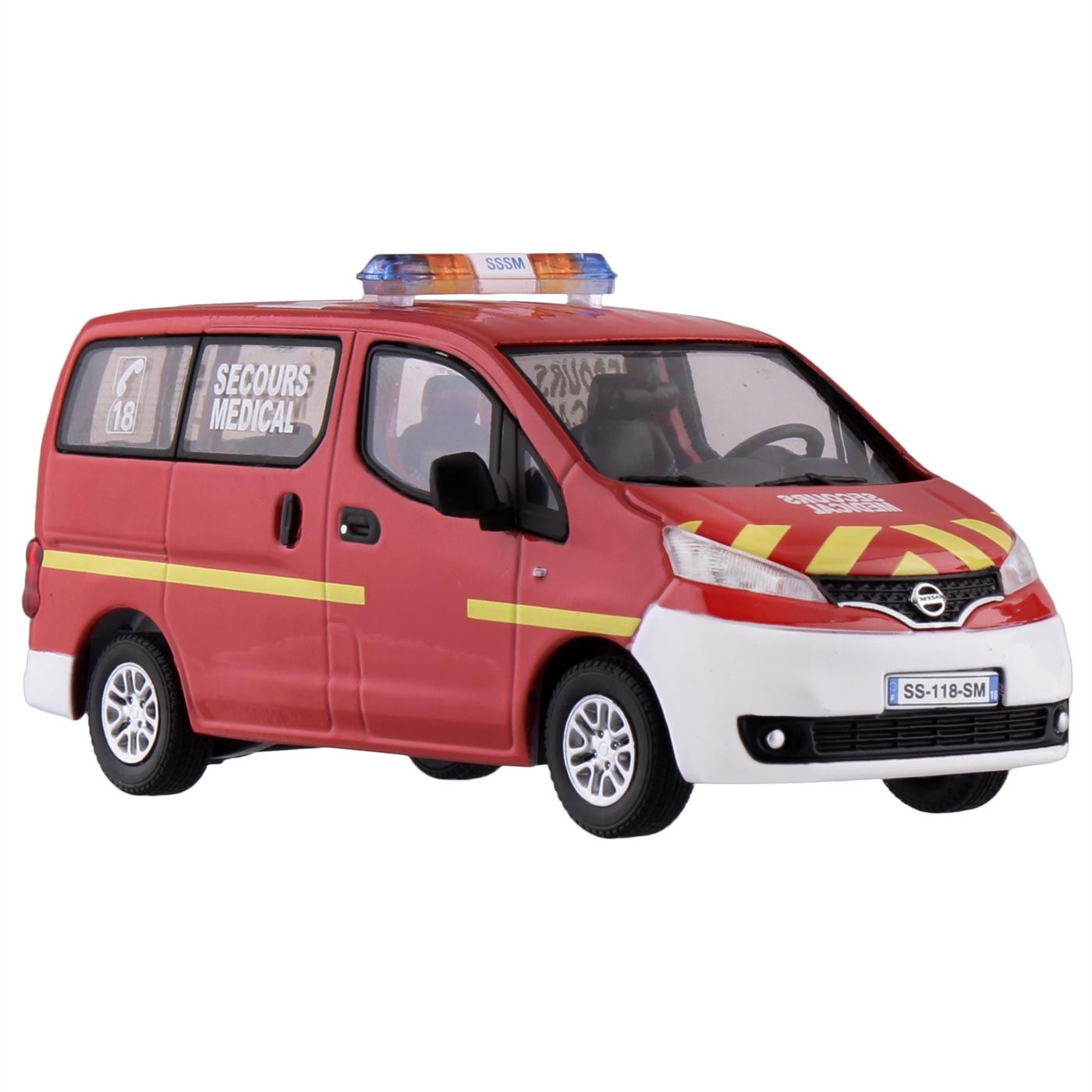Eligor Eligor Nissan Evalia Pompiers diecast mobil 10 cm - 2
