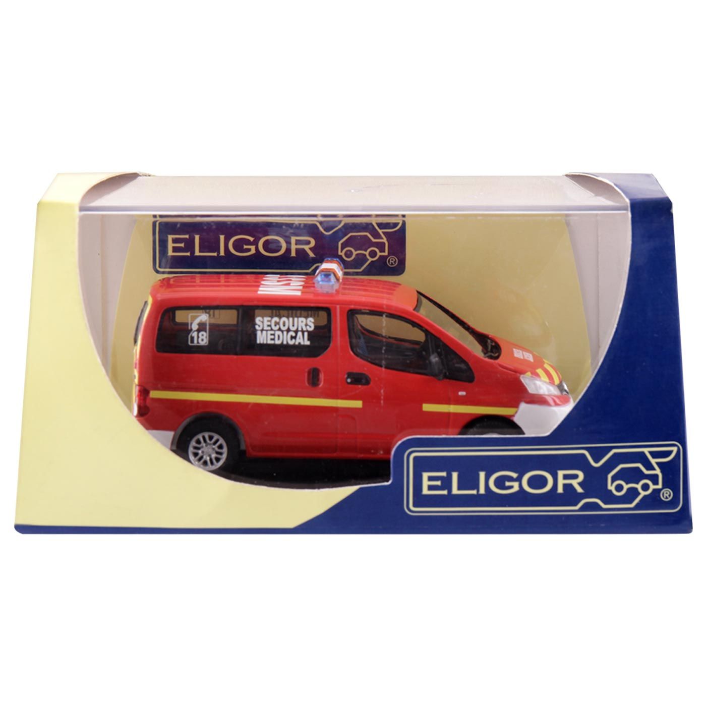 Eligor Eligor Nissan Evalia Pompiers diecast mobil 10 cm - 5