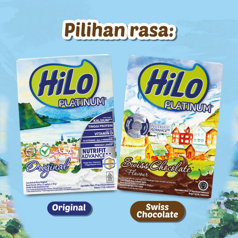 HiLo Platinum Original 360g (12 Sachet) - Susu Tinggi Kalsium Lebih Rendah Lemak | 2101700166 - 3