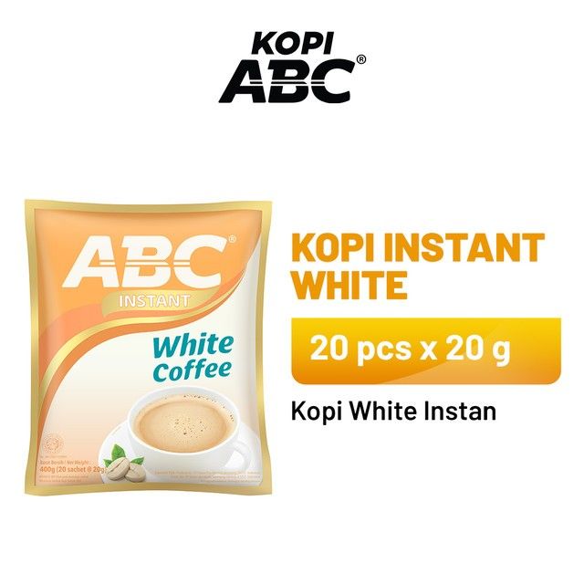 ABC White Instant Coffee 1 Bag (20 x 20 gr) - 1