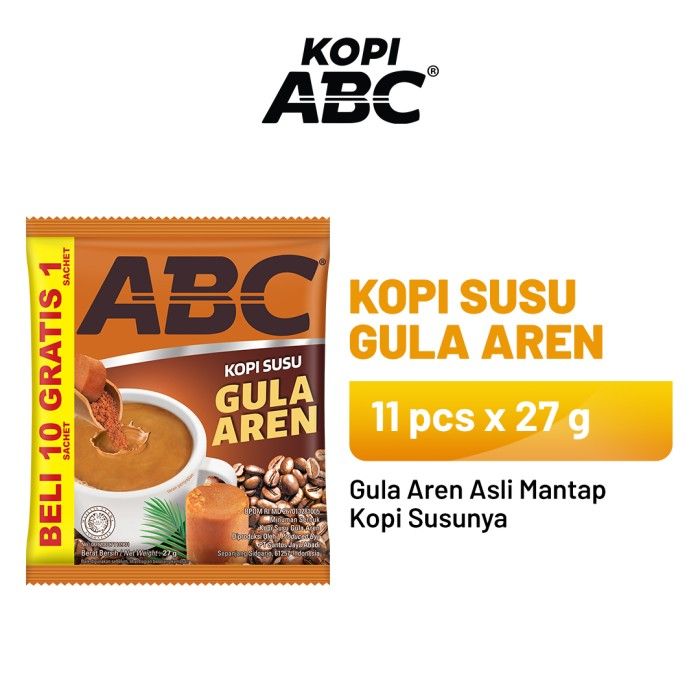 ABC Kopi Susu Gula Aren 1 Pack (11 x 27 gr) - 1