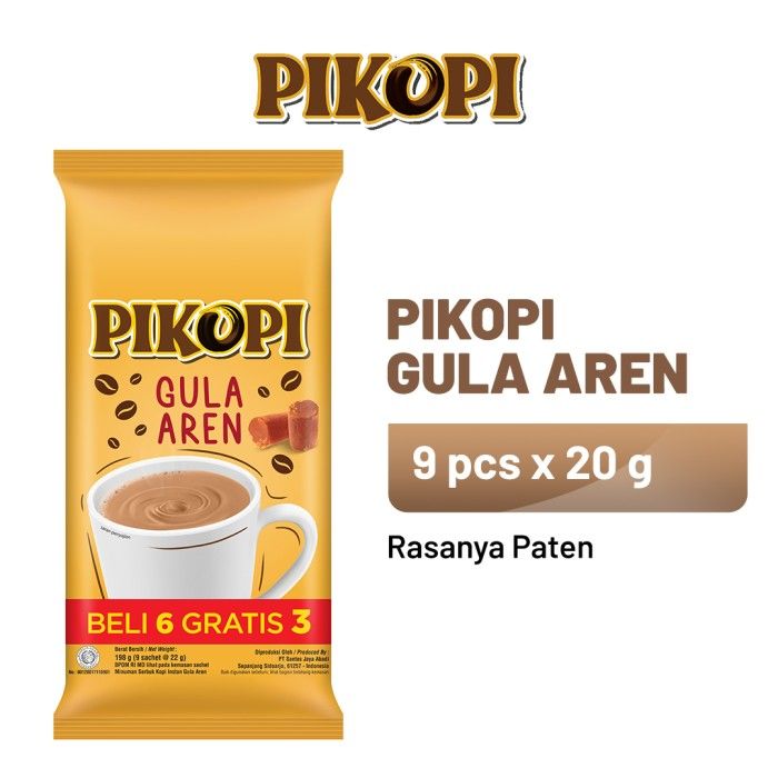 Pikopi Gula Aren 1 Bag (9 x 22 gr) - 1