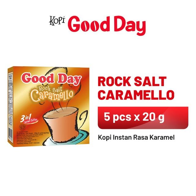 GOOD DAY Rock Salt Caramello 1 Dus (5 x 20 gr) - 1