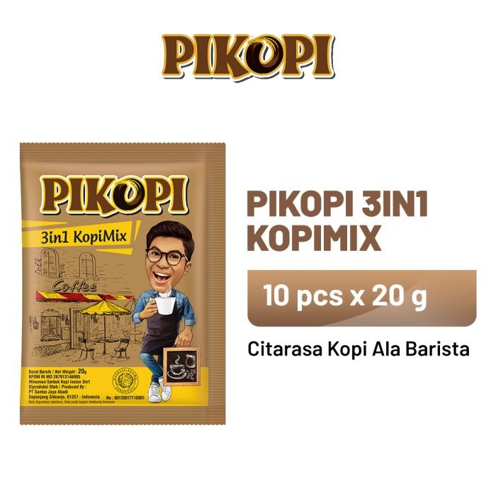 PIKOPI Kopi Mix 1 Renteng (10 x 20 gr) - 1