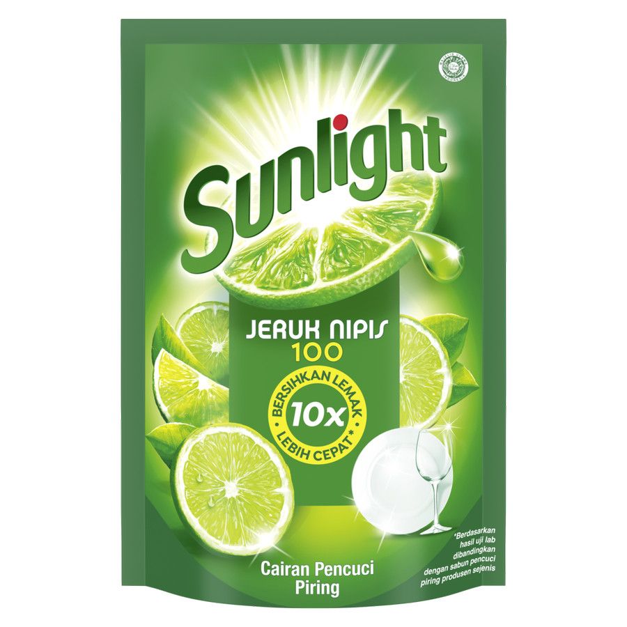 Sunlight Sabun Cuci Piring Jeruk Nipis Refill 700Ml Twinpack - 2